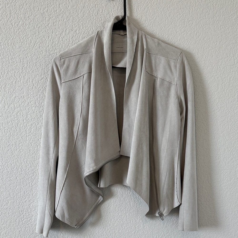 NEW Smooth Suede Gray Women's Jacket
